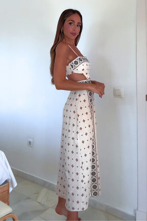 Vestido Midi em Linho Paola